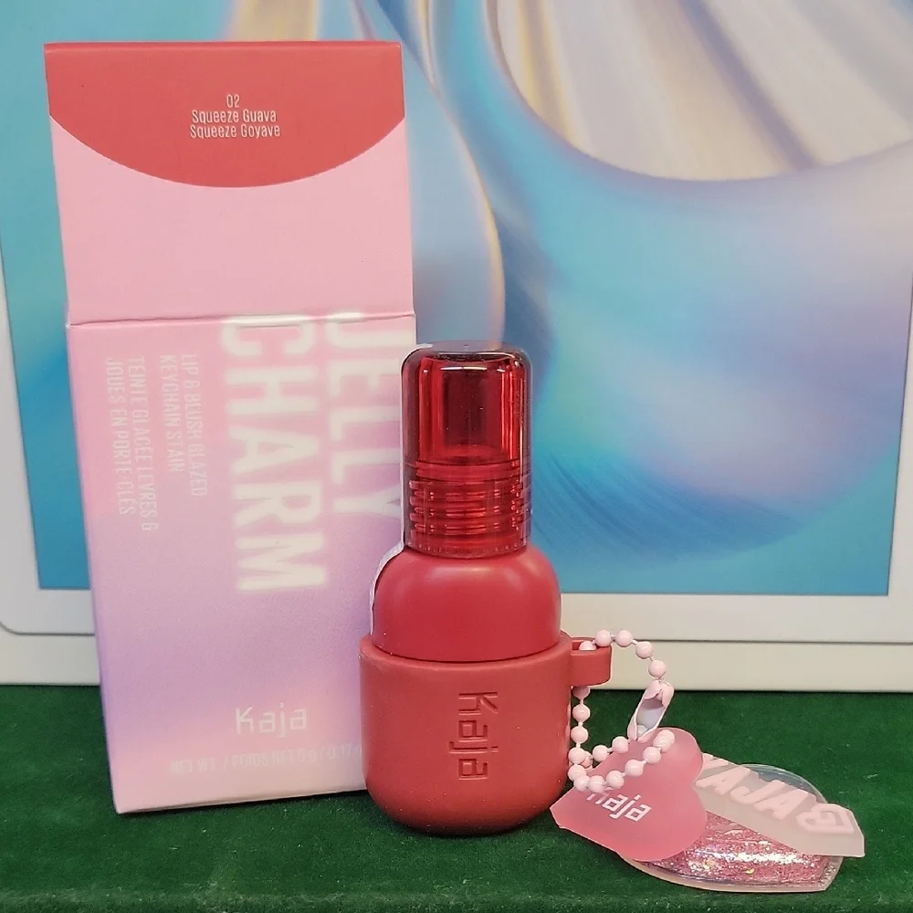 Kaja Jelly Charm Lip Tint 5g w Keyring New Sealed Tube - 03 Berry Colada